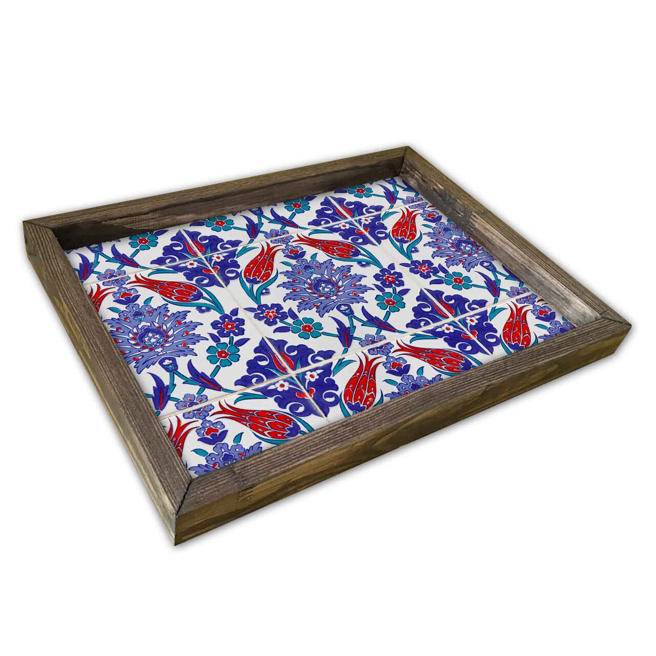 Tava pentru servire, AT-014, 30x40 cm, Multicolor - imagine 6